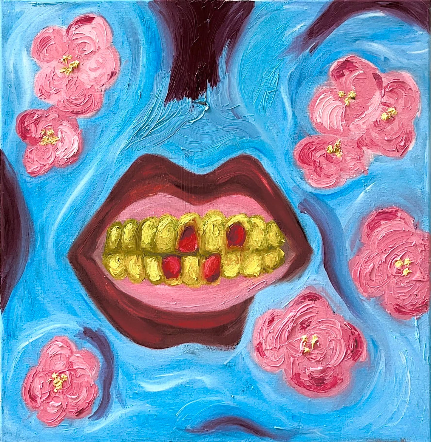 "Death in the Water" 20"x20"