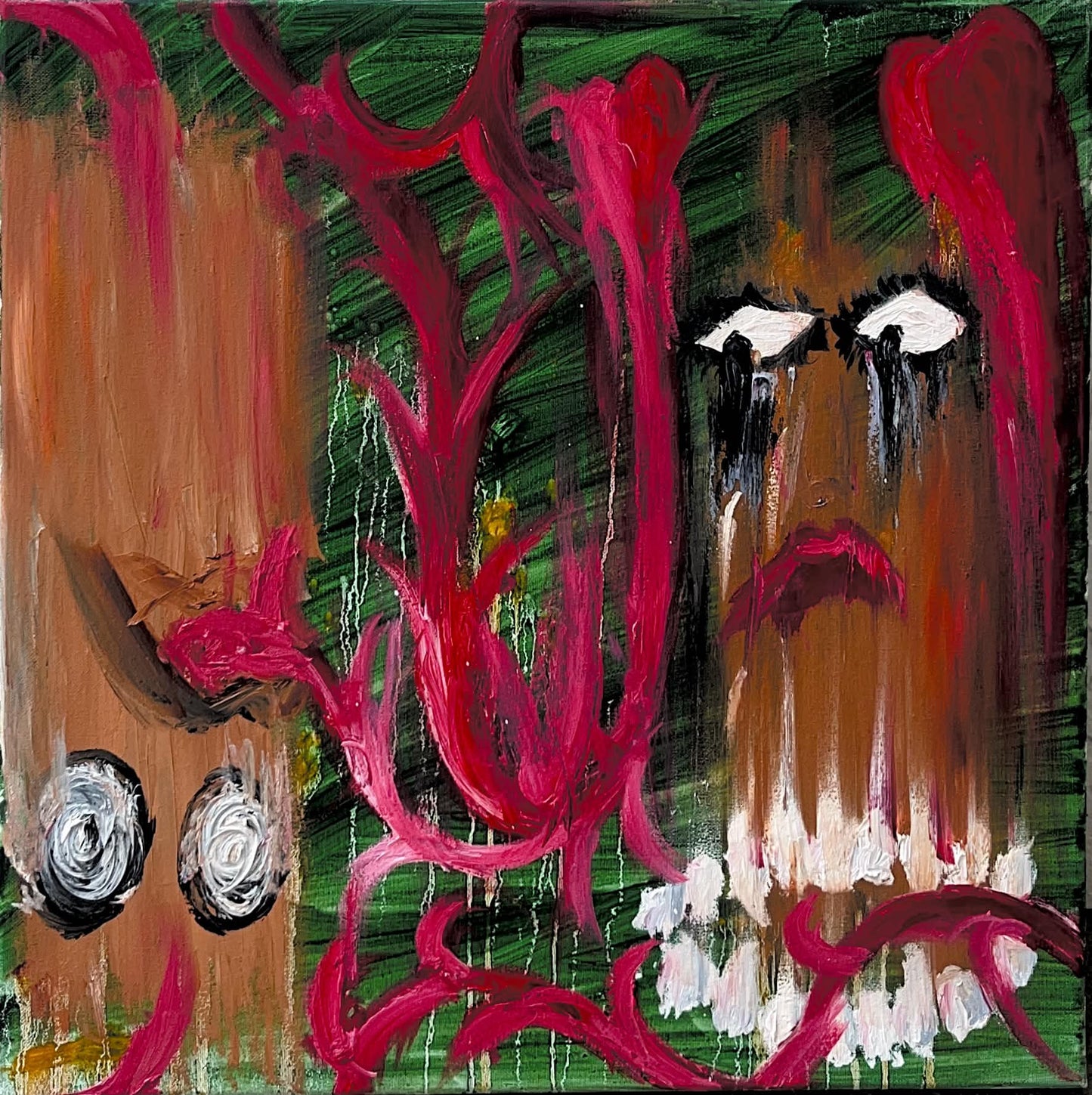 "Failure is temporary" 20"x 20"