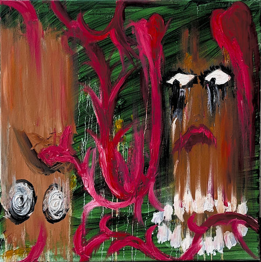 "Failure is temporary" 20"x 20"