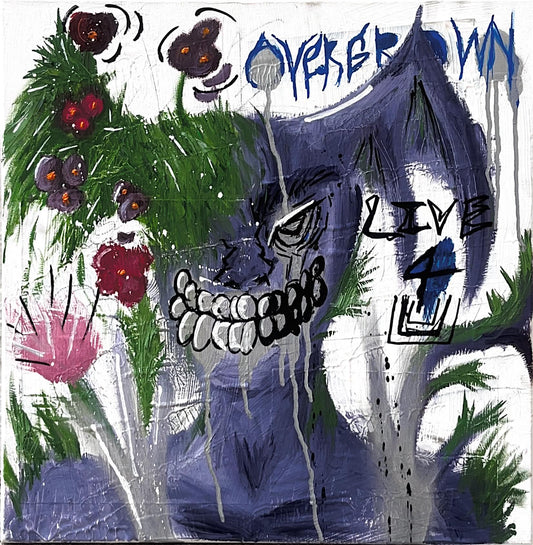 "Overgrown"  20"x20" painting