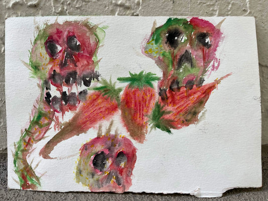 Skulls n Strawberries + Naughty Bear